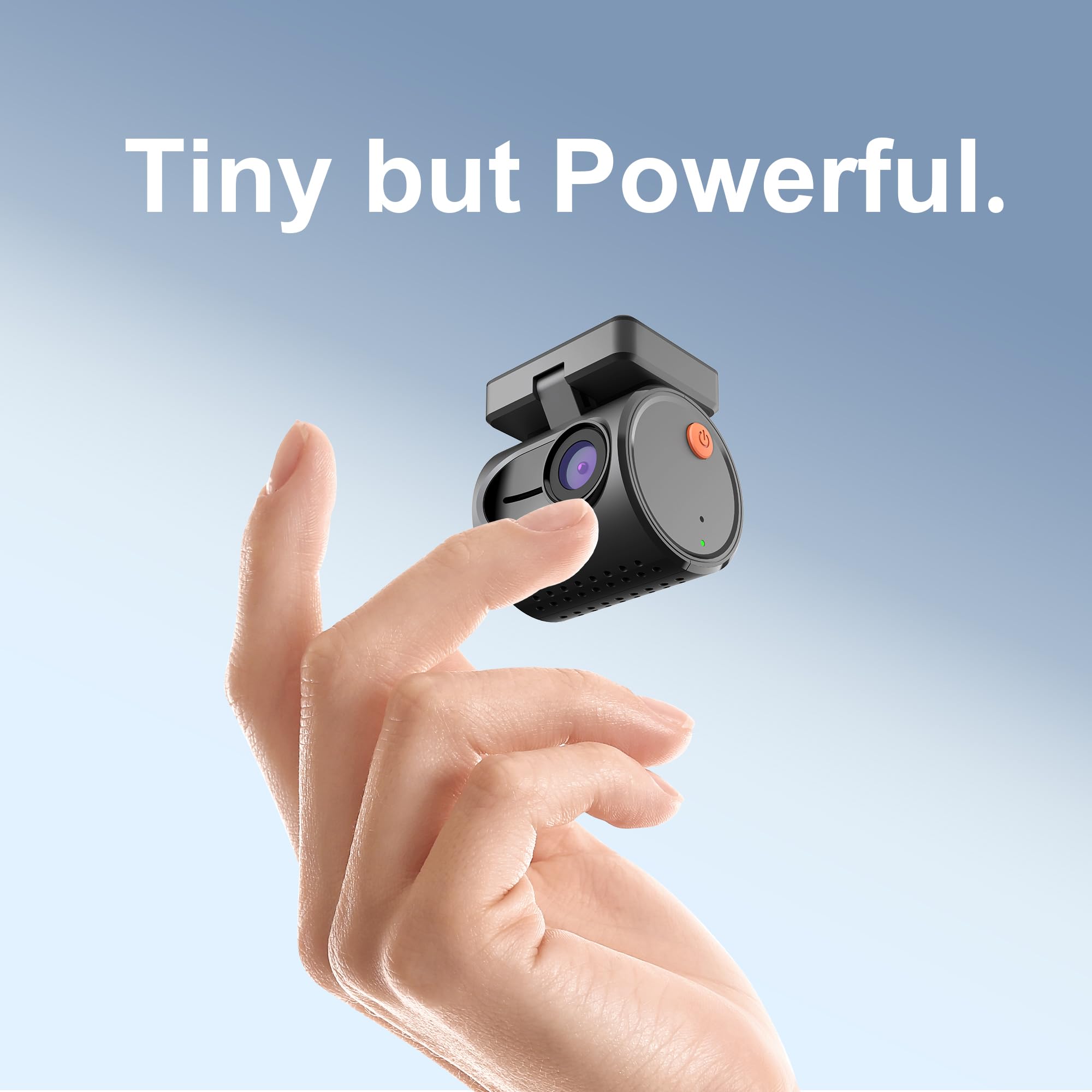 Compacte Dashcam Voiture, KAWA 1296P QHD Mini Caméra De Voiture - WDR/3D DNR avec Super Vision Nocturne, Surveillance De Stationnement 24H Et Capteur G, Nouvelle Dashcam Voiture 2025, Mini 3